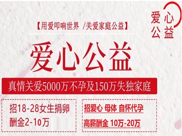 涞水捐卵助孕生子 爱心志愿者招募